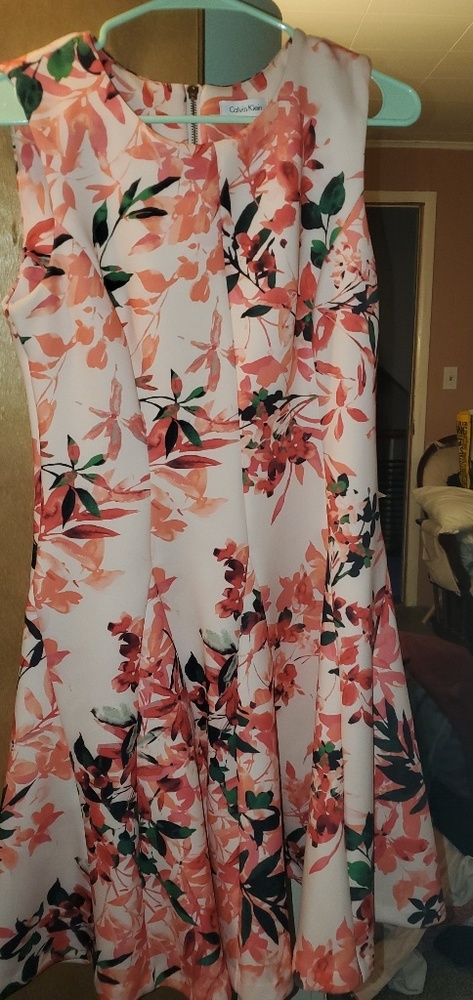 Calvin Klein Floral Print Dress